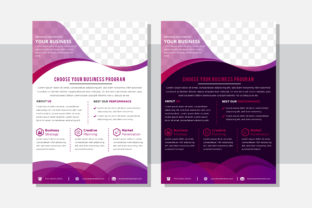 Designing with Impact: The Purple Gradient Vertical Flyer