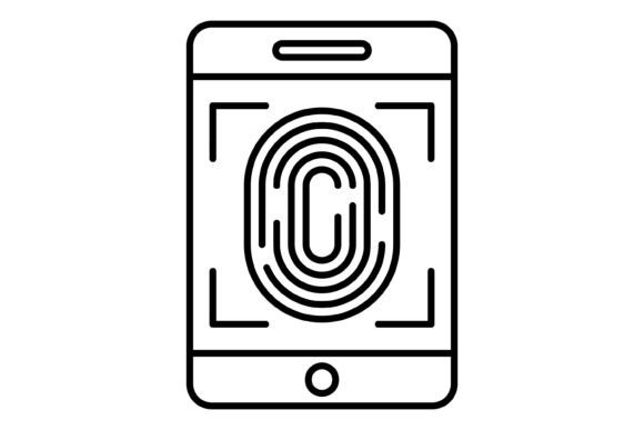 Vector Design Fingerprint Scanner Icon S: Your Go-To Digital Asset